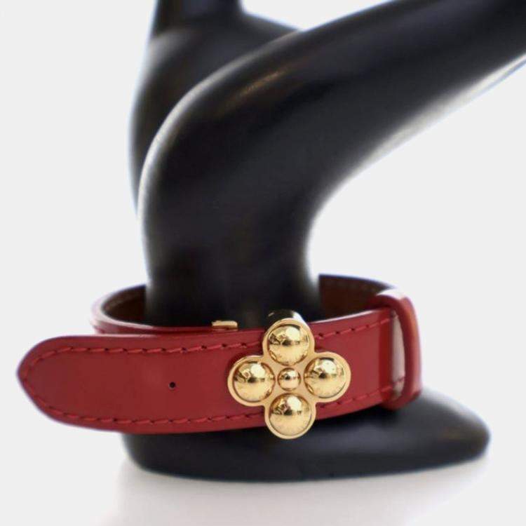 Pre Owned Louis Vuitton Vintage Monogram Vernis Wish Bracelet 
