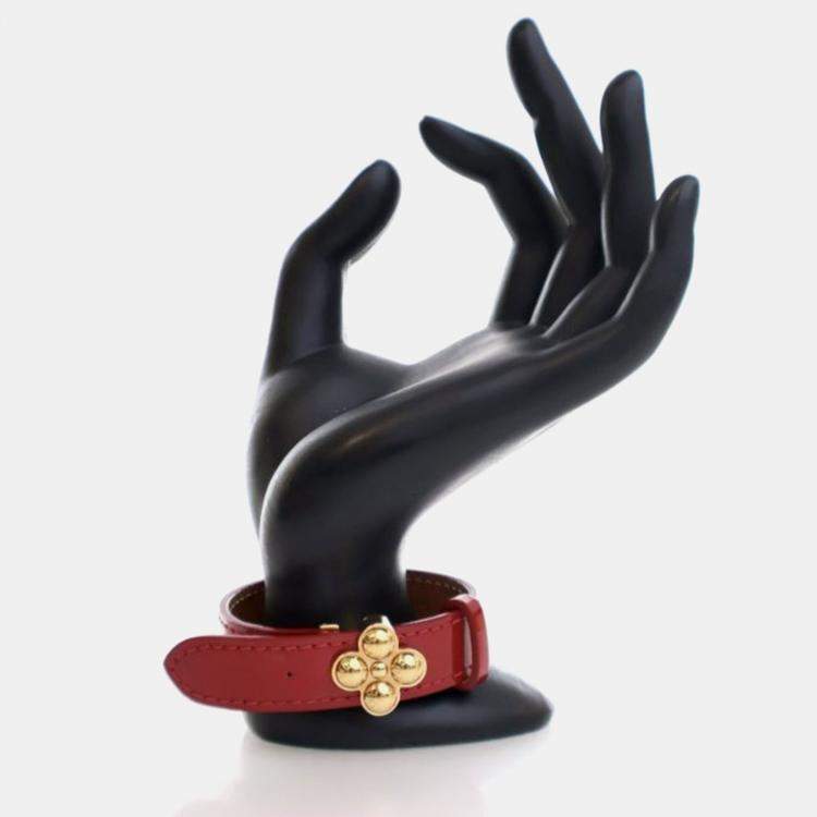 Pre Owned Louis Vuitton Vintage Monogram Vernis Wish Bracelet 