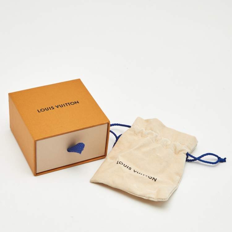 مملوكة مسبقًا Louis Vuitton Essential V Supple Silver Tone Necklace