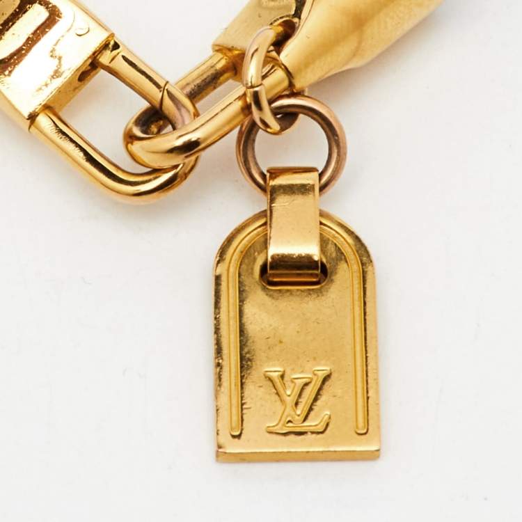 Pre Owned Louis Vuitton Luck It  Brown Monogram Canvas Bracelet