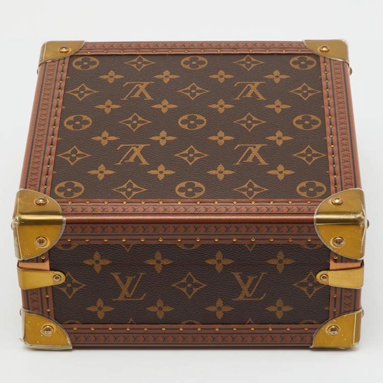 Pre Owned Louis Vuitton Rose Ballerine Monogram Canvas Coffret Joaillerie Box