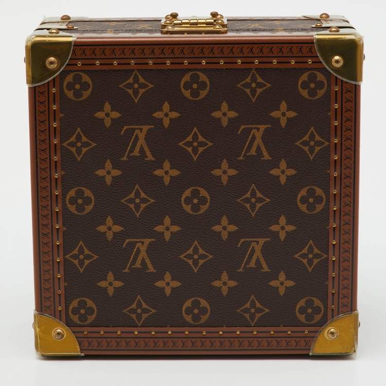 Pre Owned Louis Vuitton Rose Ballerine Monogram Canvas Coffret Joaillerie Box