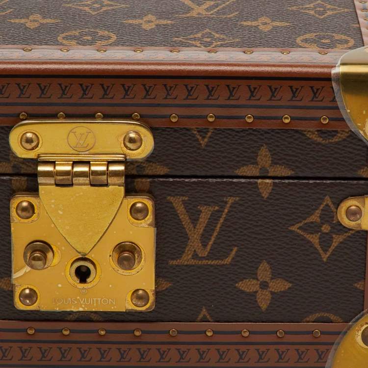 Pre Owned Louis Vuitton Rose Ballerine Monogram Canvas Coffret Joaillerie Box