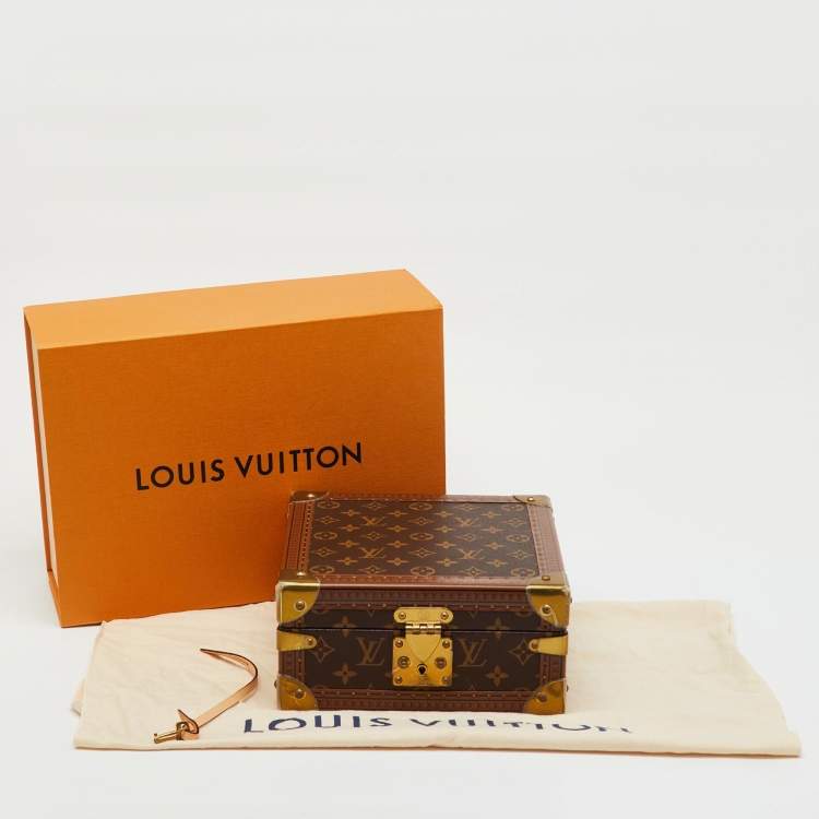 Pre Owned Louis Vuitton Rose Ballerine Monogram Canvas Coffret Joaillerie Box