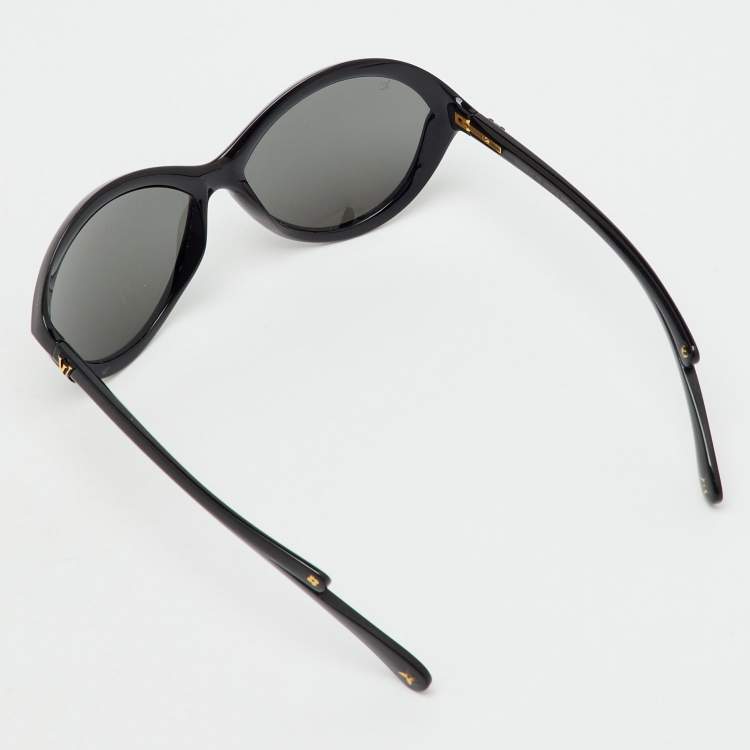 Pre Owned Louis Vuitton Black/Grey Z0263W Flore Carre Eye Sunglasses