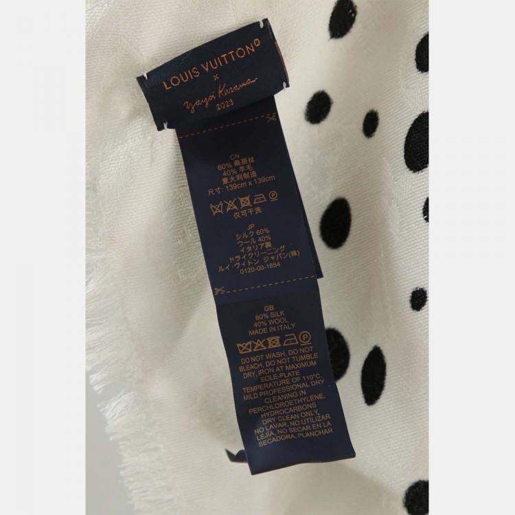 Pre Owned Louis Vuitton x Yayoi Kusama Printed Scarf