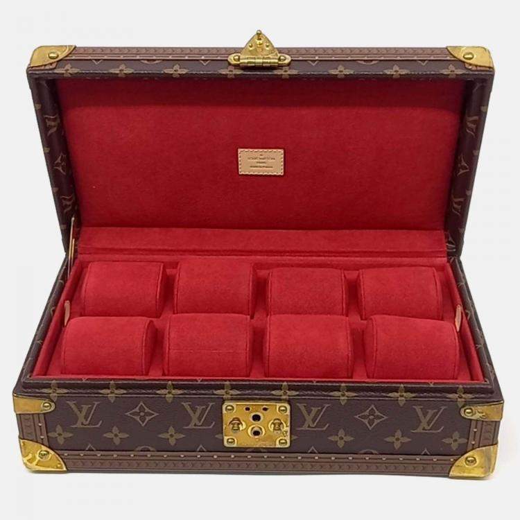 Pre Owned Louis Vuitton Monogram 8 Watch Case
