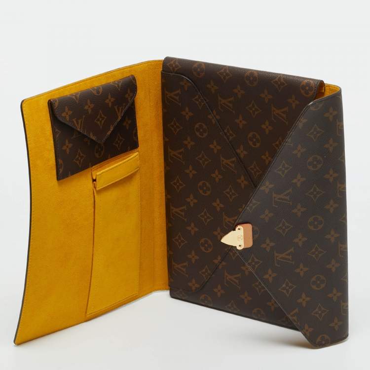 Pre Owned Louis Vuitton Monogram Canvas Mark Folder