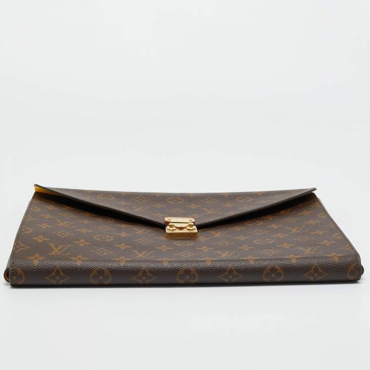 Pre Owned Louis Vuitton Monogram Canvas Mark Folder