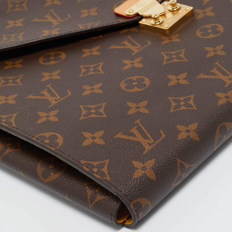 Pre Owned Louis Vuitton Monogram Canvas Mark Folder