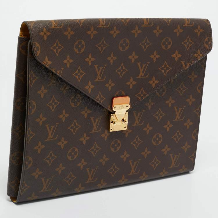 Pre Owned Louis Vuitton Monogram Canvas Mark Folder