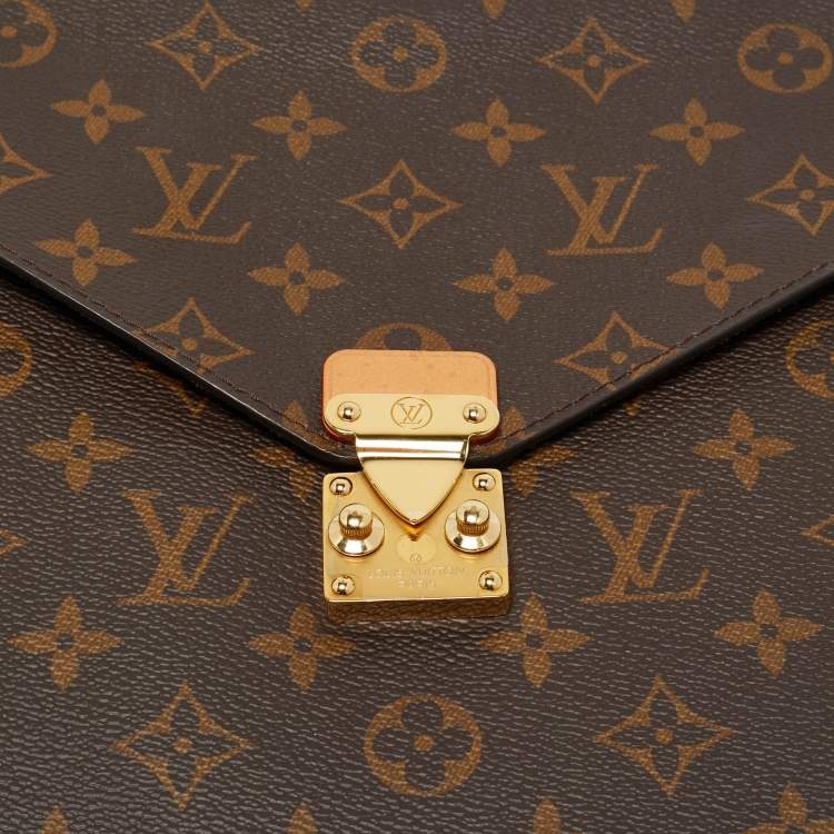 Pre Owned Louis Vuitton Monogram Canvas Mark Folder