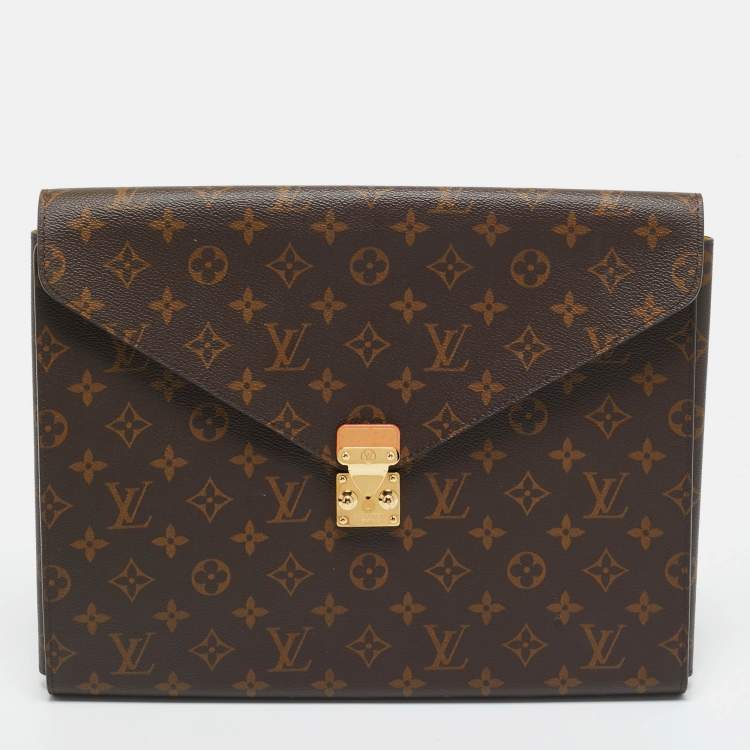 Pre Owned Louis Vuitton Monogram Canvas Mark Folder