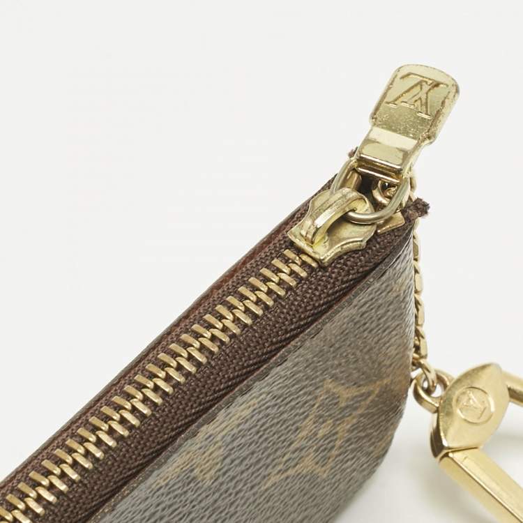 Pre Owned Louis Vuitton Monogram Canvas Key Pouch
