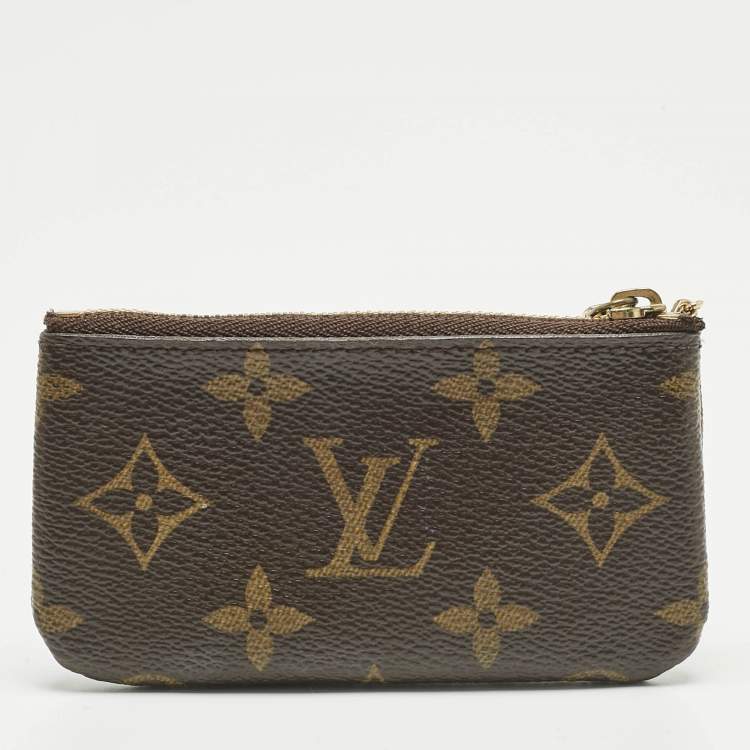 Pre Owned Louis Vuitton Monogram Canvas Key Pouch
