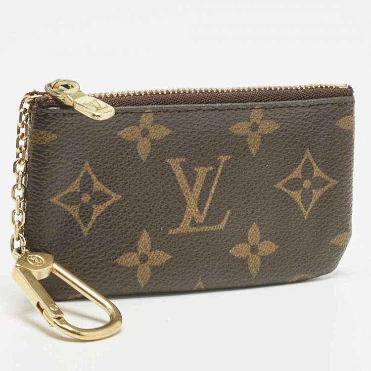 Pre Owned Louis Vuitton Monogram Canvas Key Pouch