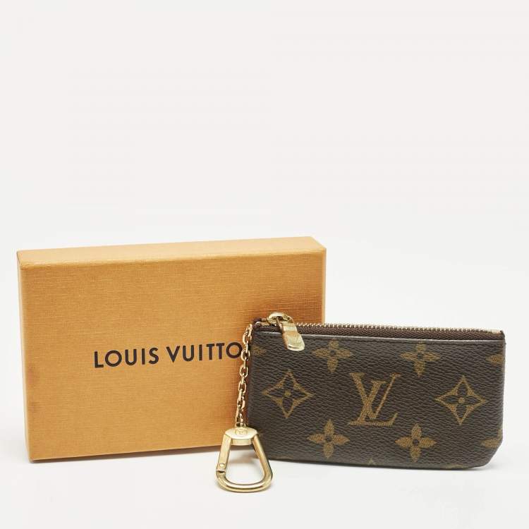 Pre Owned Louis Vuitton Monogram Canvas Key Pouch