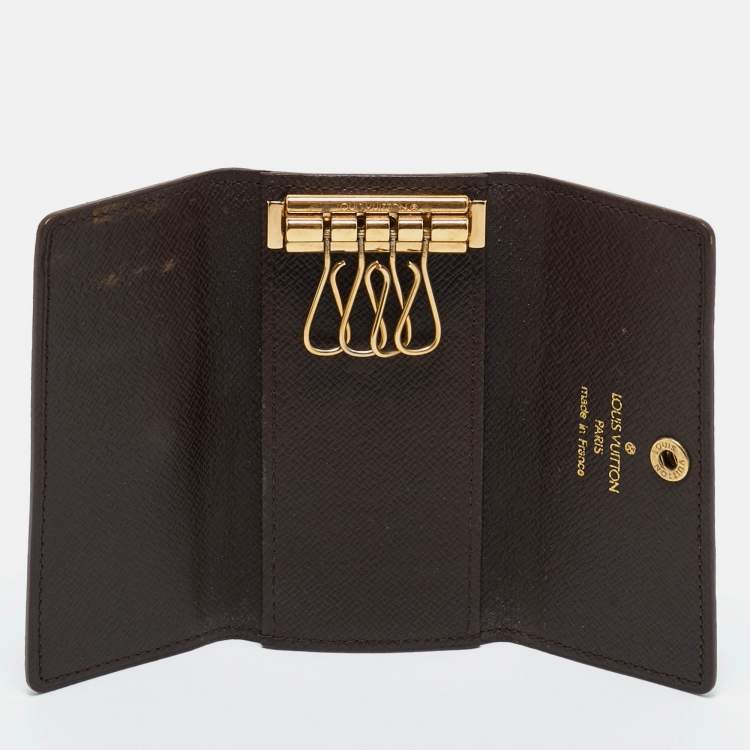 Pre Owned Louis Vuitton Damier Ebene Canvas 4 Key Holder