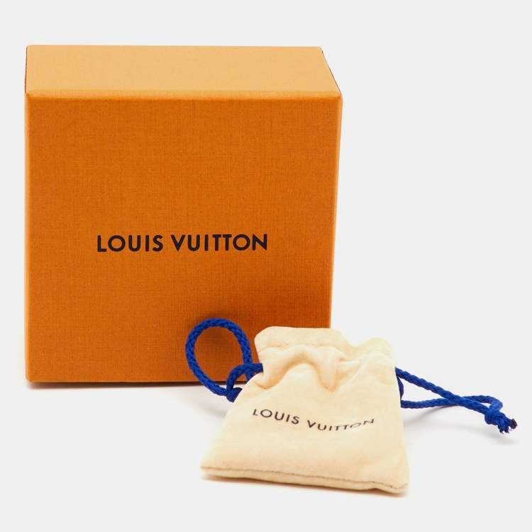 Pre Owned Louis Vuitton LV Iconic Crystal Gold Tone Bracelet 