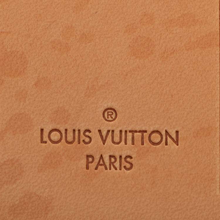 Pre Owned Louis Vuitton Vachetta Leather Luggage Name Tag