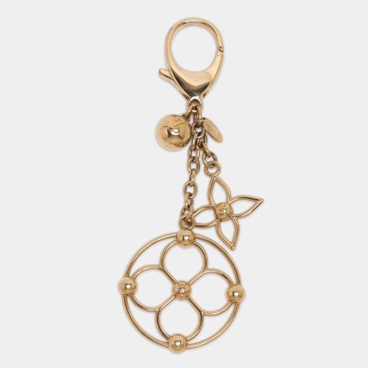 Pre Owned Louis Vuitton Bloomy Gold Tone Bag Charm