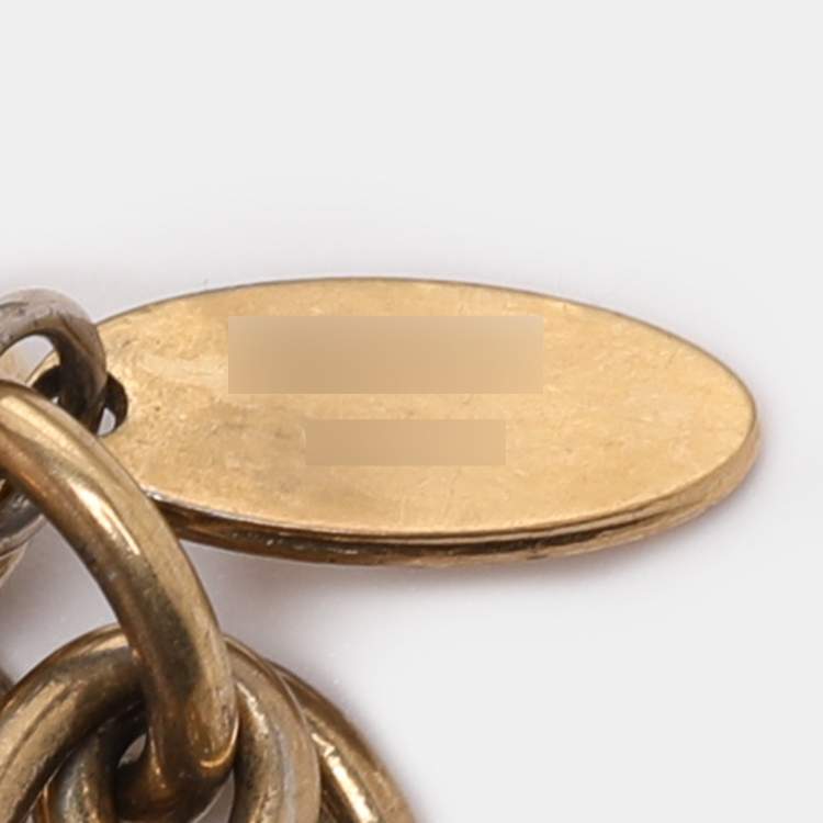 Pre Owned Louis Vuitton Bloomy Gold Tone Bag Charm