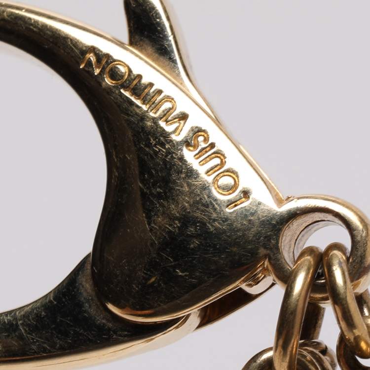 Pre Owned Louis Vuitton Bloomy Gold Tone Bag Charm