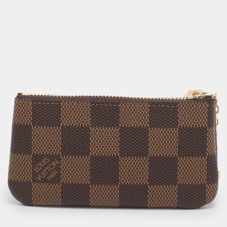 Pre Owned Louis Vuitton Damier Ebene Canvas Key Pouch
