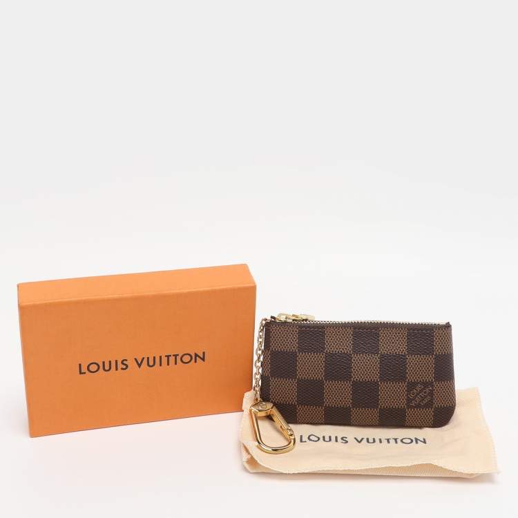 Pre Owned Louis Vuitton Damier Ebene Canvas Key Pouch
