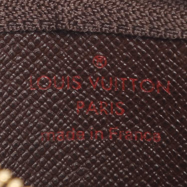 Pre Owned Louis Vuitton Damier Ebene Canvas Key Pouch