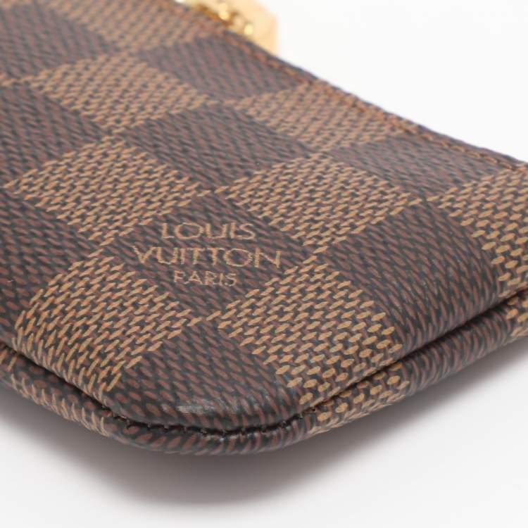 Pre Owned Louis Vuitton Damier Ebene Canvas Key Pouch