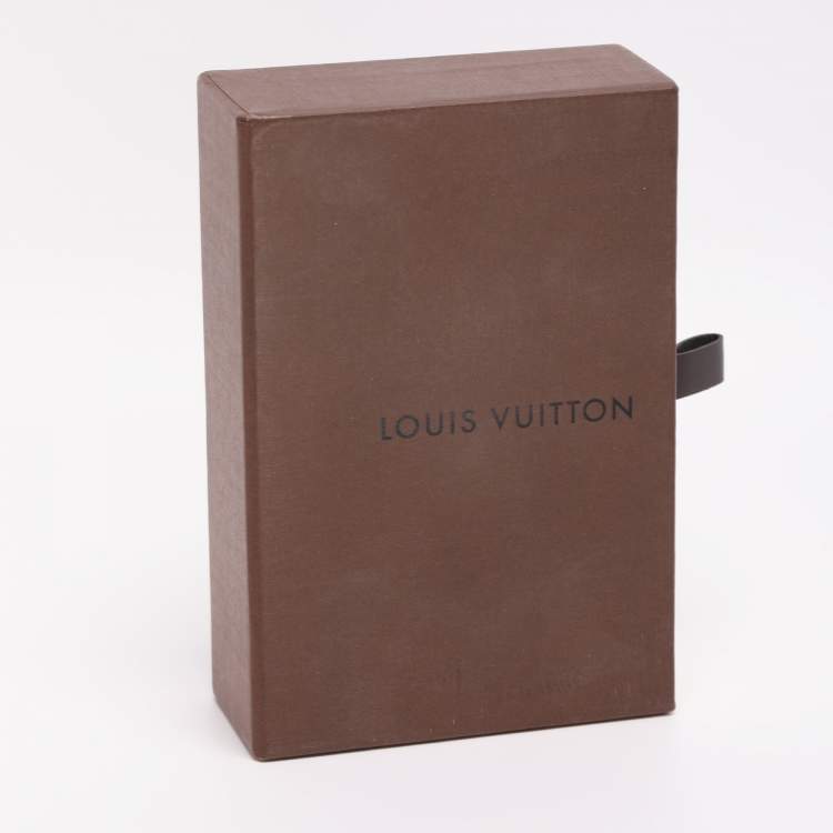 مملوكة مسبقًا Louis Vuitton Looping Enamel Gold Tone Key Ring