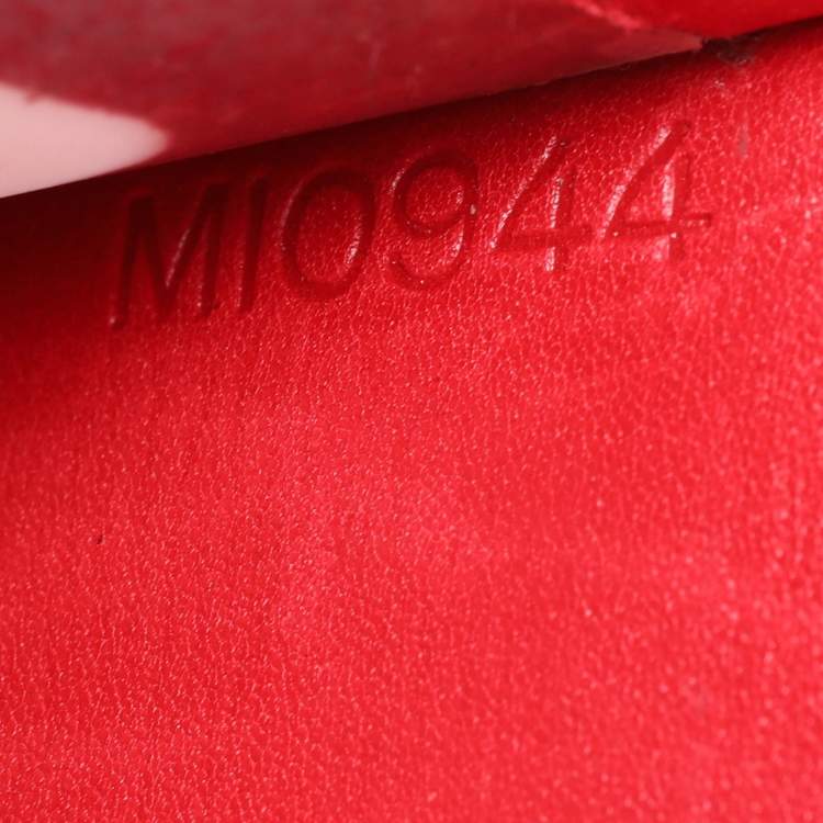 Pre Owned Louis Vuitton Red Epi Leather Porte 2 Cartes Vertical Pass Case