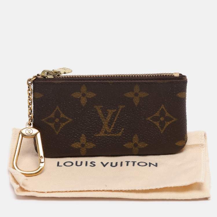 Pre Owned Louis Vuitton Monogram Canvas Key Pouch