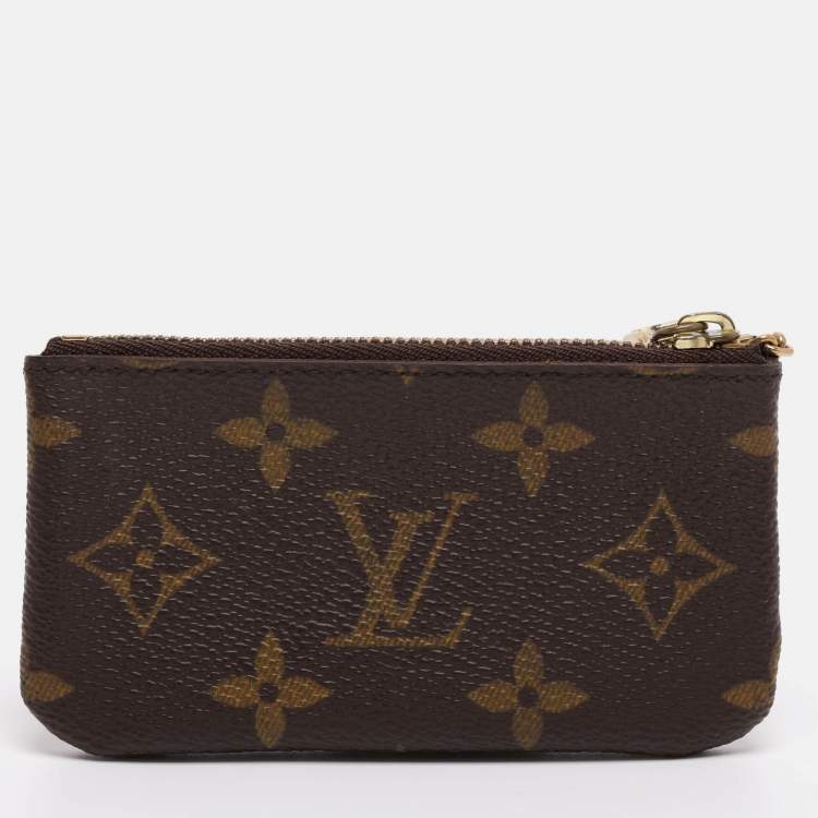 Pre Owned Louis Vuitton Monogram Canvas Key Pouch