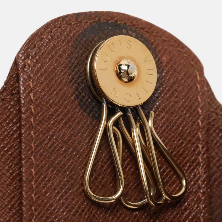 Pre Owned Louis Vuitton Monogram Canvas Round Key Holder