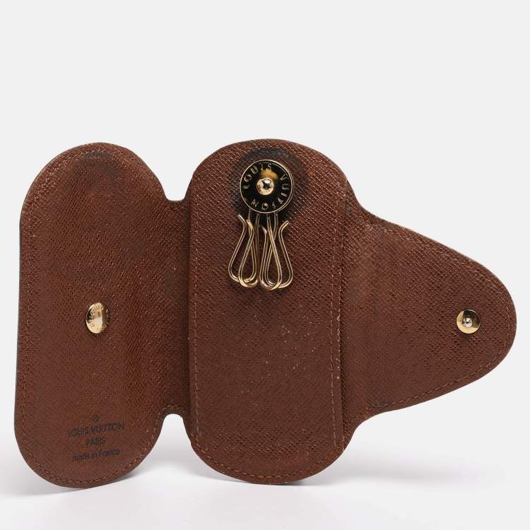 Pre Owned Louis Vuitton Monogram Canvas Round Key Holder