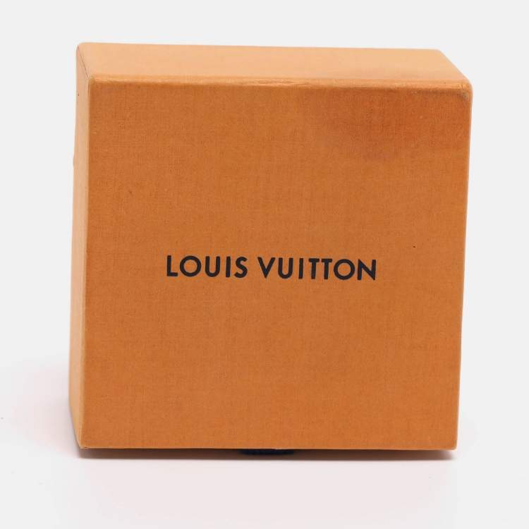 مملوكة مسبقًا حامل مفاتيح وتعرقة حقيبة لوي فيتون مونوغرام كريستال ذهبي نهائي معدني بشرابة