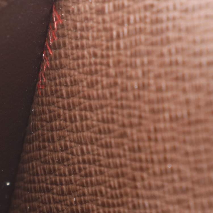 Pre Owned Louis Vuitton Damier Ebene Large Ring Agenda Cover