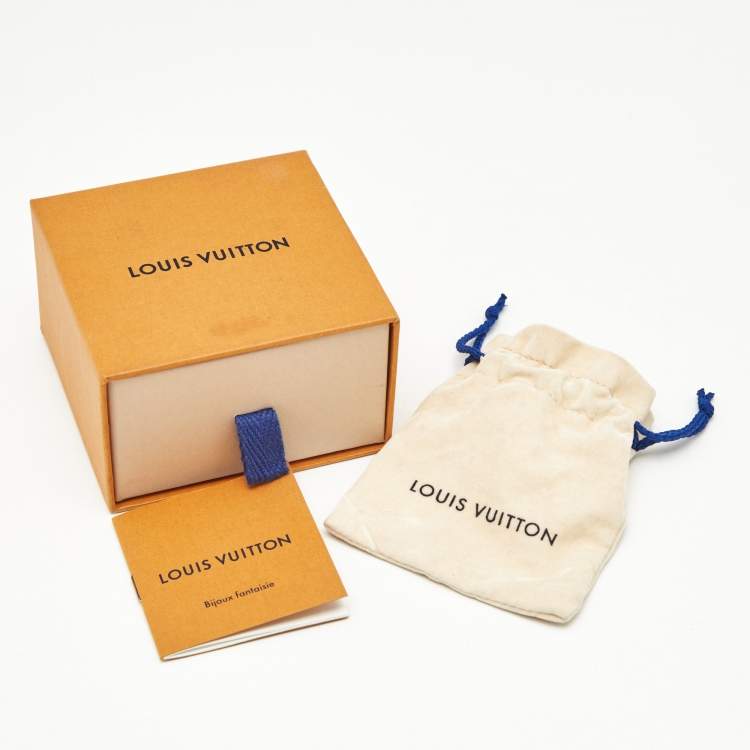 Pre Owned Louis Vuitton Essential V Gold Tone Bracelet