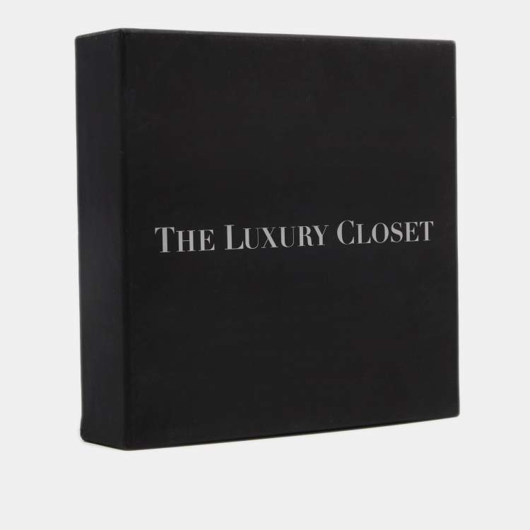 Pre Owned Louis Vuitton Lady LV Crystals Gold Tone Ring Size 56