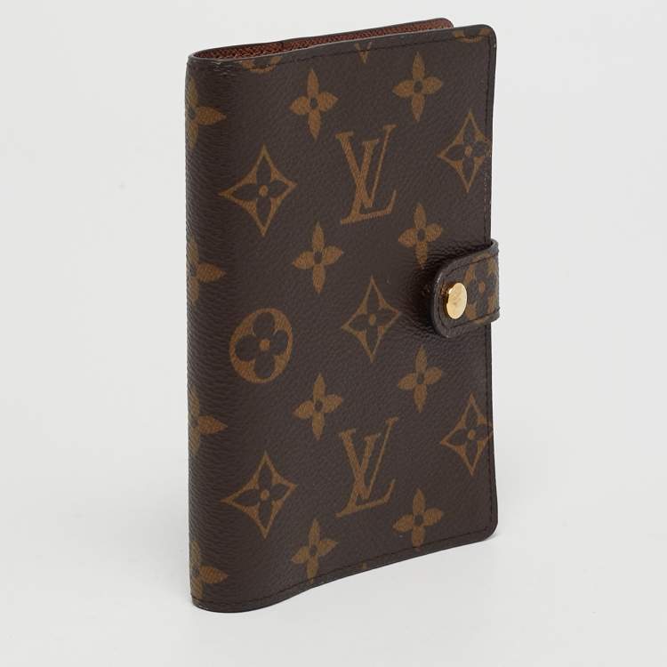 Pre Owned Louis Vuitton Monogram Canvas Small Ring Agenda Cover