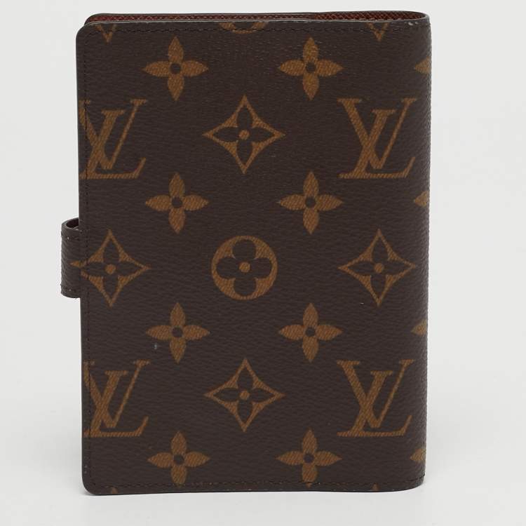Pre Owned Louis Vuitton Monogram Canvas Small Ring Agenda Cover