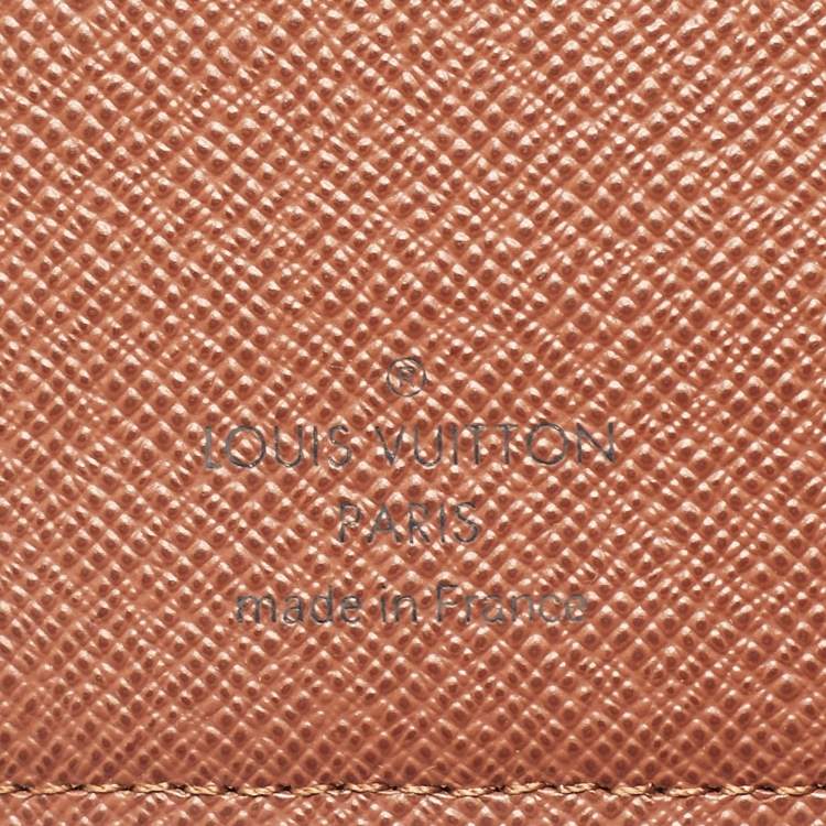 Pre Owned Louis Vuitton Monogram Canvas Small Ring Agenda Cover