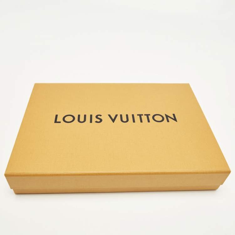 Pre Owned Louis Vuitton Pink Monogram Silk & Wool Evermore Shawl