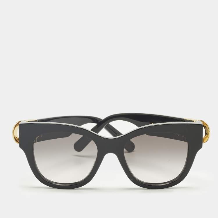 Pre Owned Louis Vuitton Black Gradient Z1568W Link PM Cat Eye Sunglasses