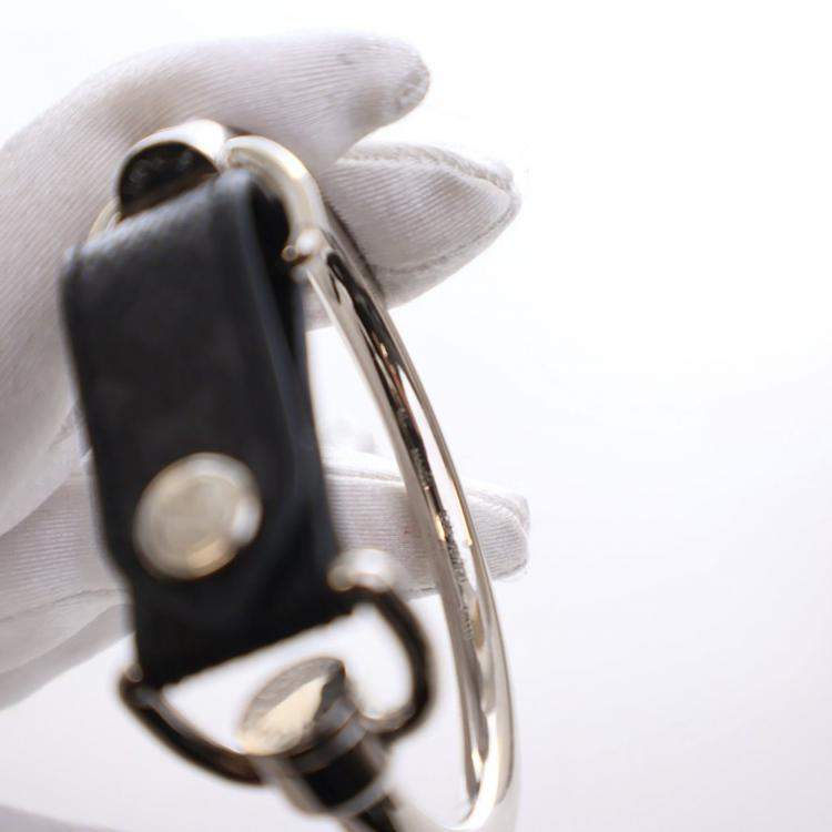 Pre Owned Louis Vuitton Monogram Eclipse Bracelet Sz M