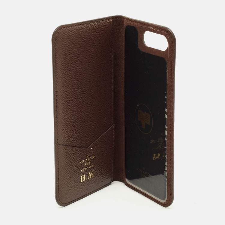 Pre Owned Louis Vuitton Monogram Canvas iPhone 6 Plus Folio Case