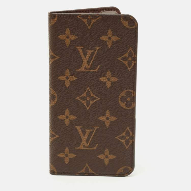 Pre Owned Louis Vuitton Monogram Canvas iPhone 6 Plus Folio Case