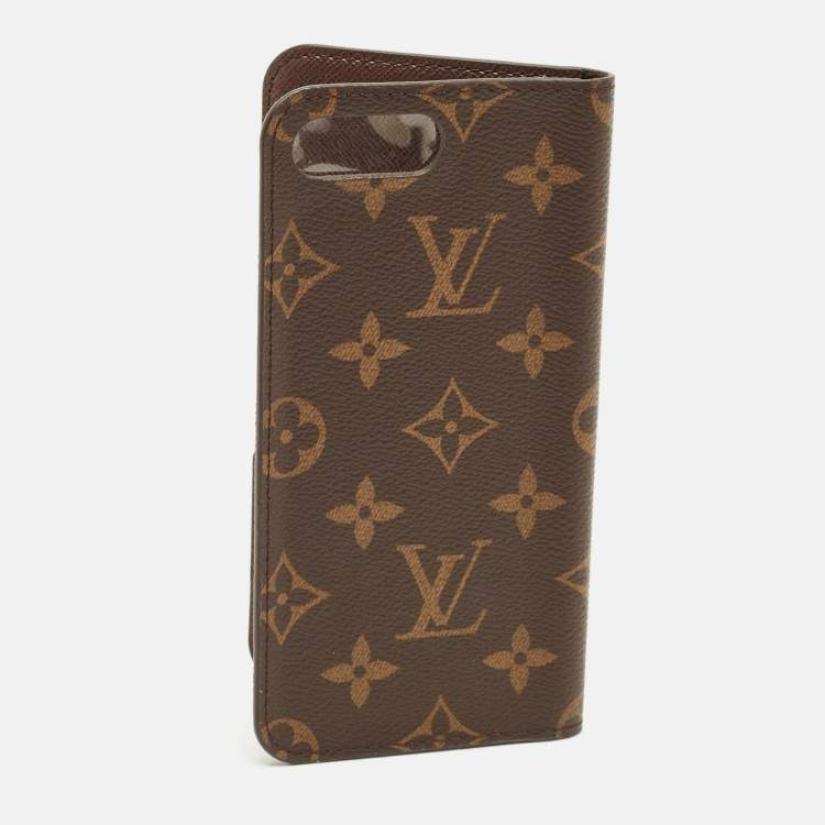Pre Owned Louis Vuitton Monogram Canvas iPhone 6 Plus Folio Case